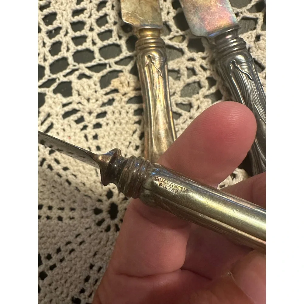 Community Silver Fork set, silver-plated/Art Nouveau